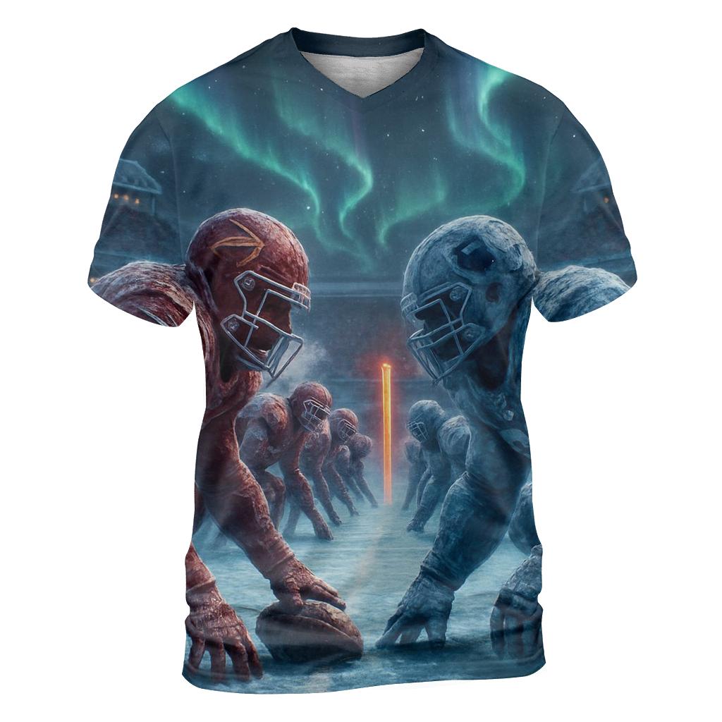 Frozen Yardline Standoff creative print fashion shirts