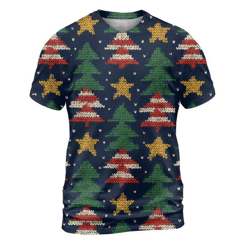 Peppermint Forest Star Ladder Design trendy printed shirt styles