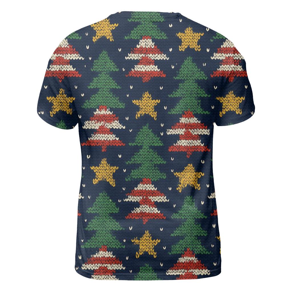 Peppermint Forest Star Ladder Design trendy printed shirt styles