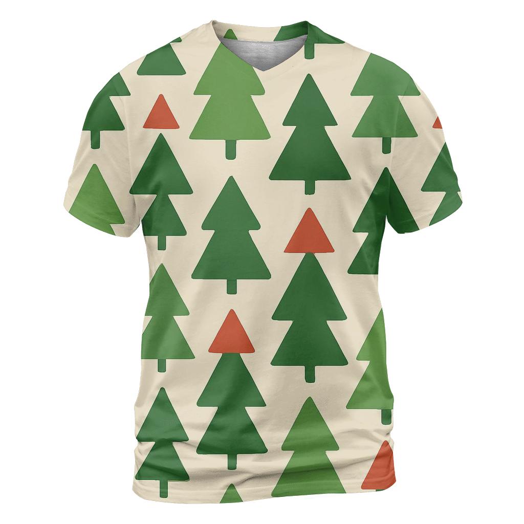 Pine Forest Triangle Mosaic personalized full print shirts