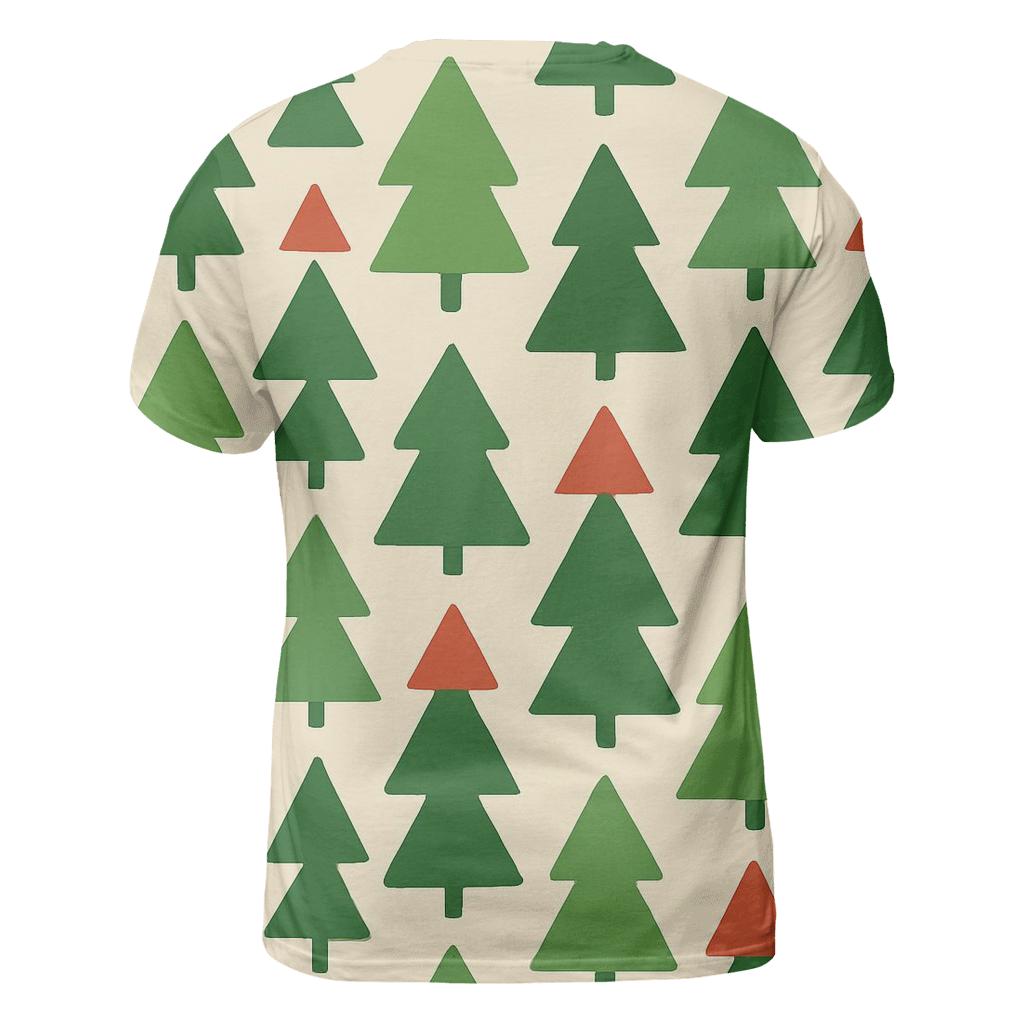 Pine Forest Triangle Mosaic personalized full print shirts