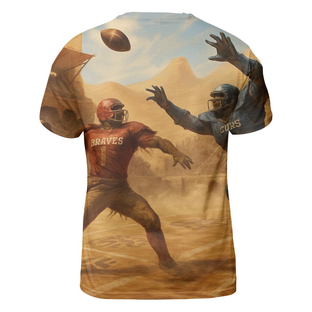 Desert Rivalry At The Fifty vibrant all-over design tees