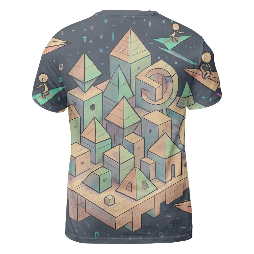 Quantum Cardboard City statement graphic shirts