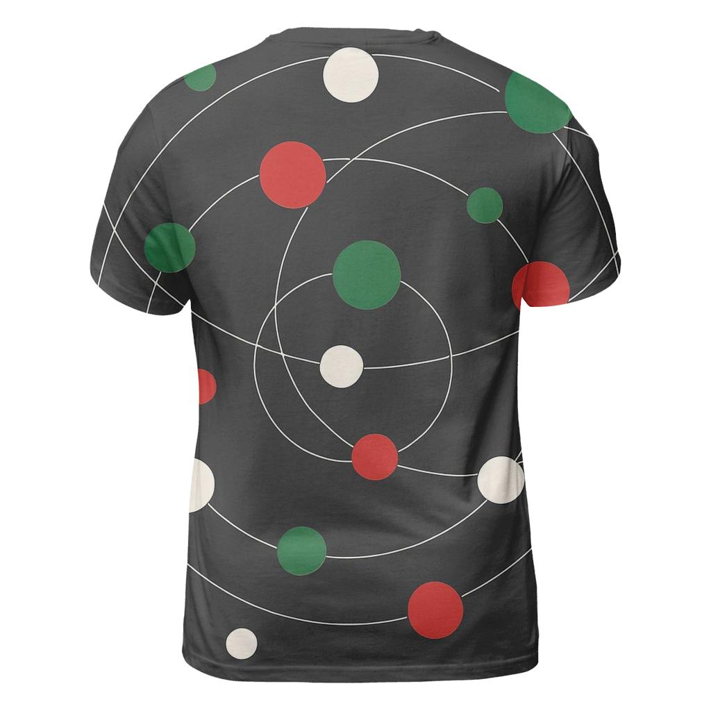 Bauble Orbit Constellation artistic all-over print tops