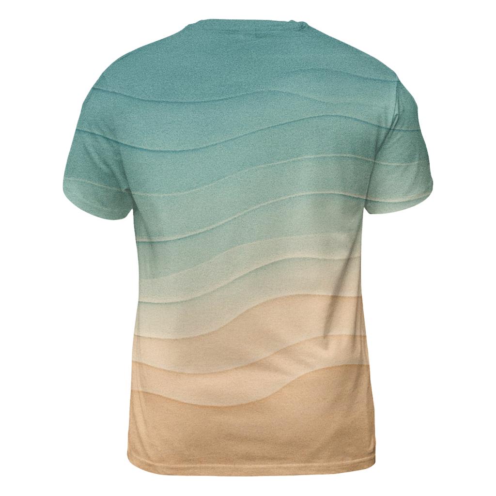 Tidal Sand Mirage vibrant all-over design tees