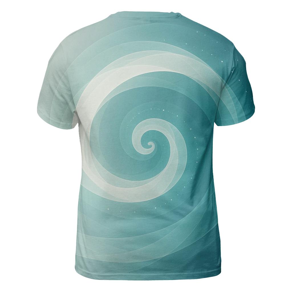 Infinite Breath Spiral designer pattern shirts