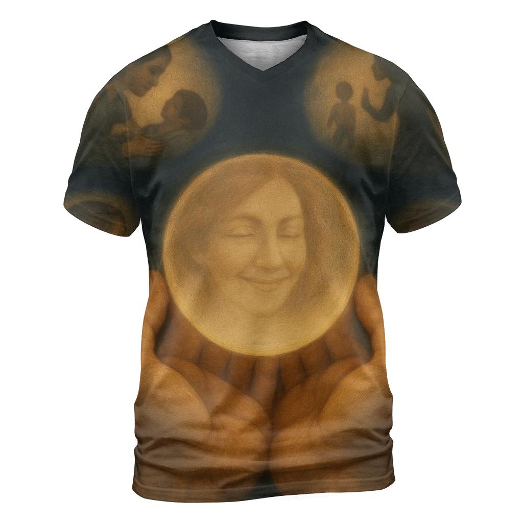 The Light She Left In My Hands custom all-over print shirts
