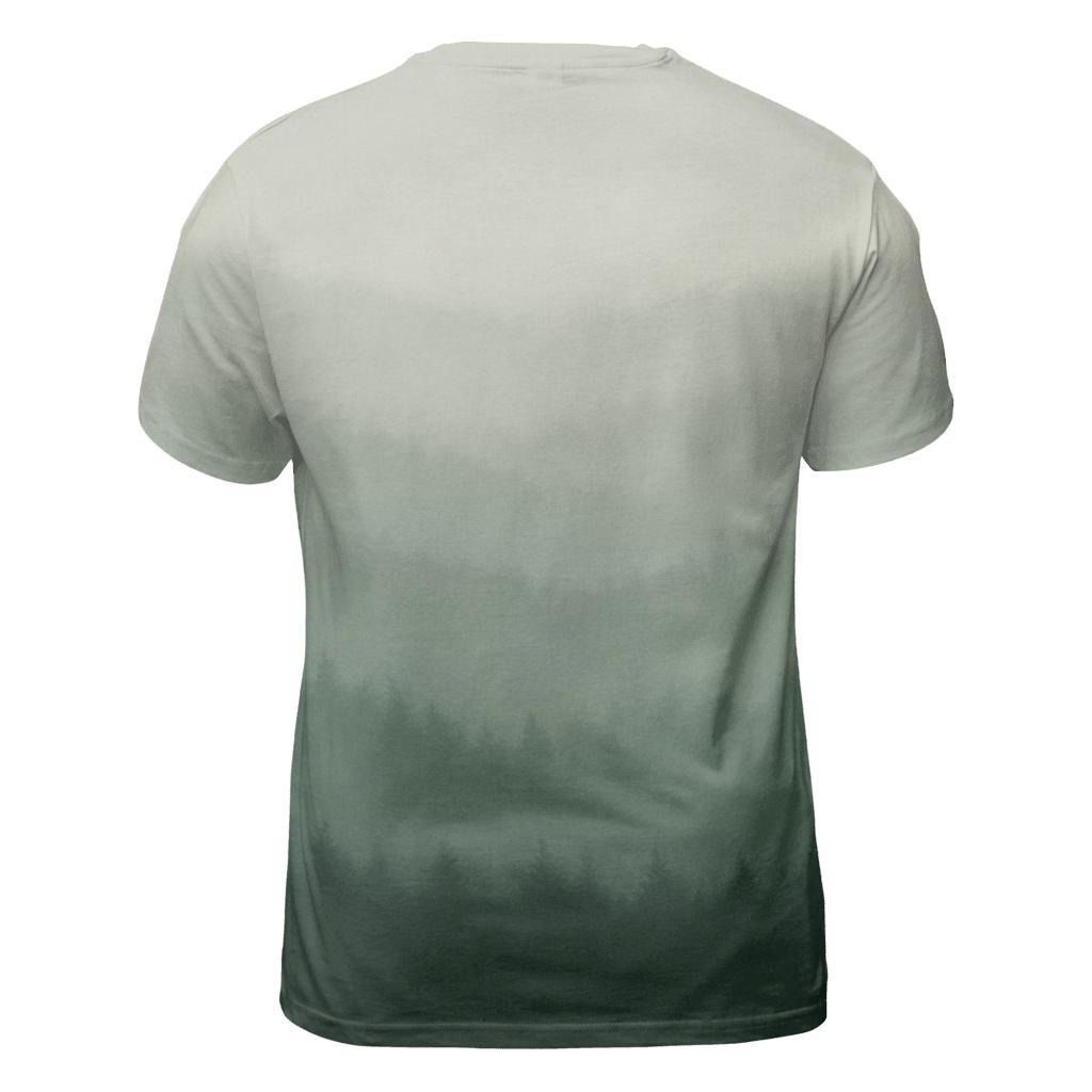 Fogbound Forest Gradient designer pattern shirts