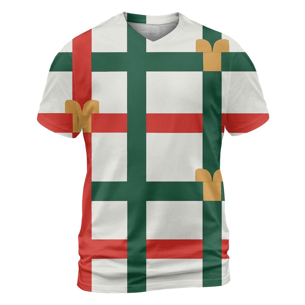 Gift Ribbon Crossroads artistic all-over print tops