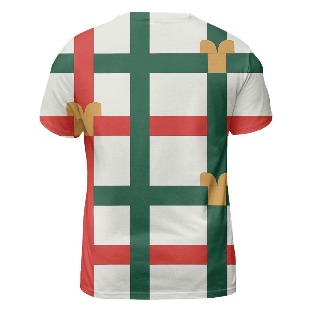 Gift Ribbon Crossroads artistic all-over print tops