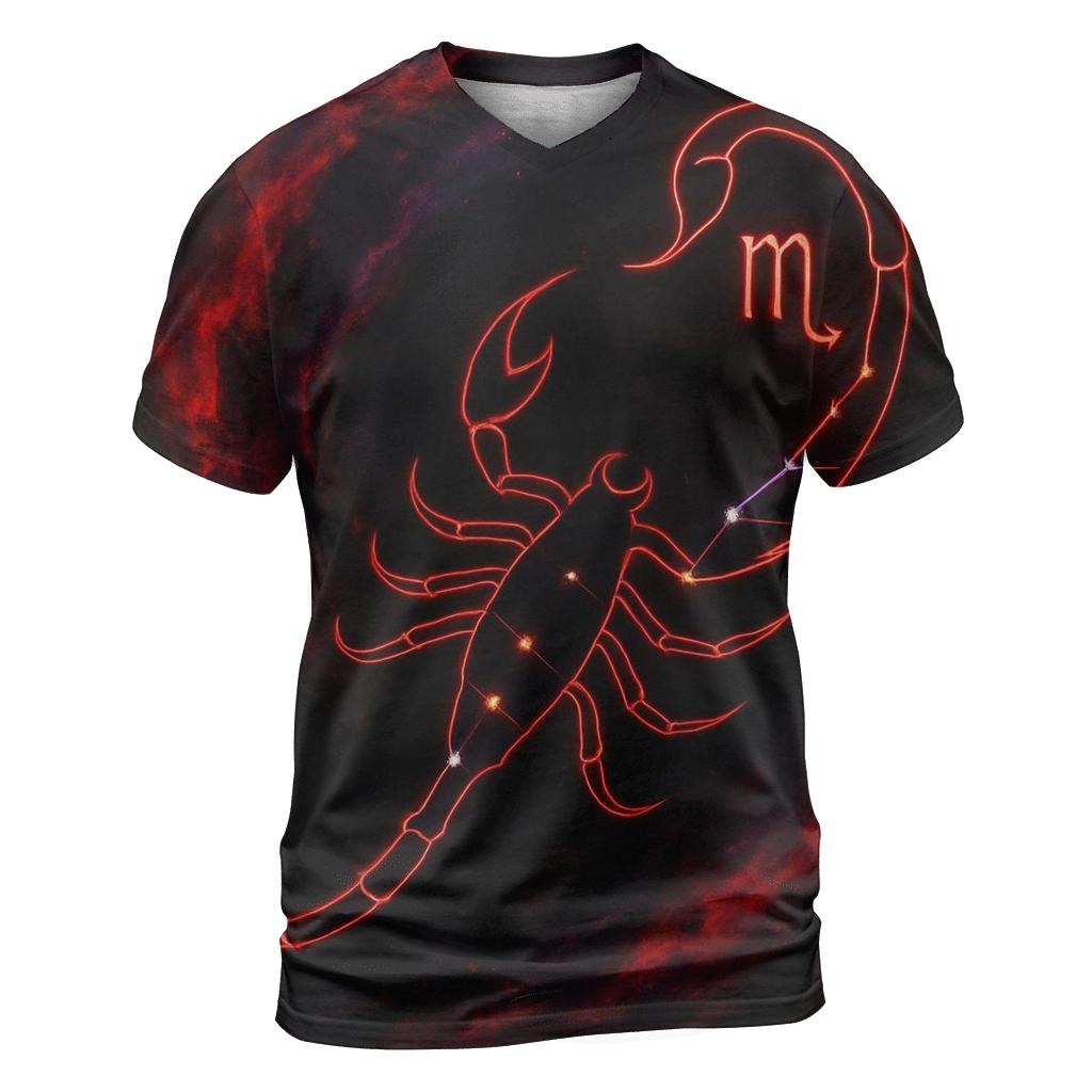 Scorpio Nebula Serpent Tail unique graphic print tees