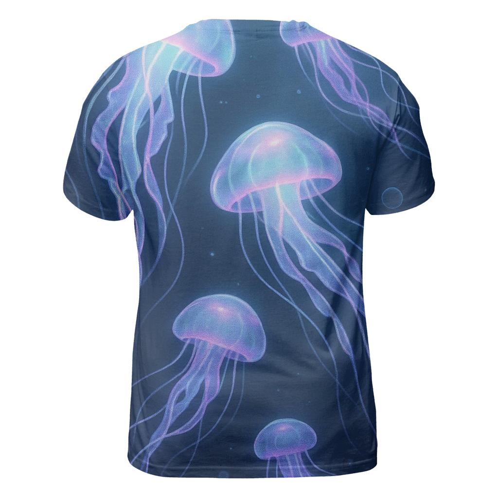 Holographic Jellyfish Parade personalized full print shirts