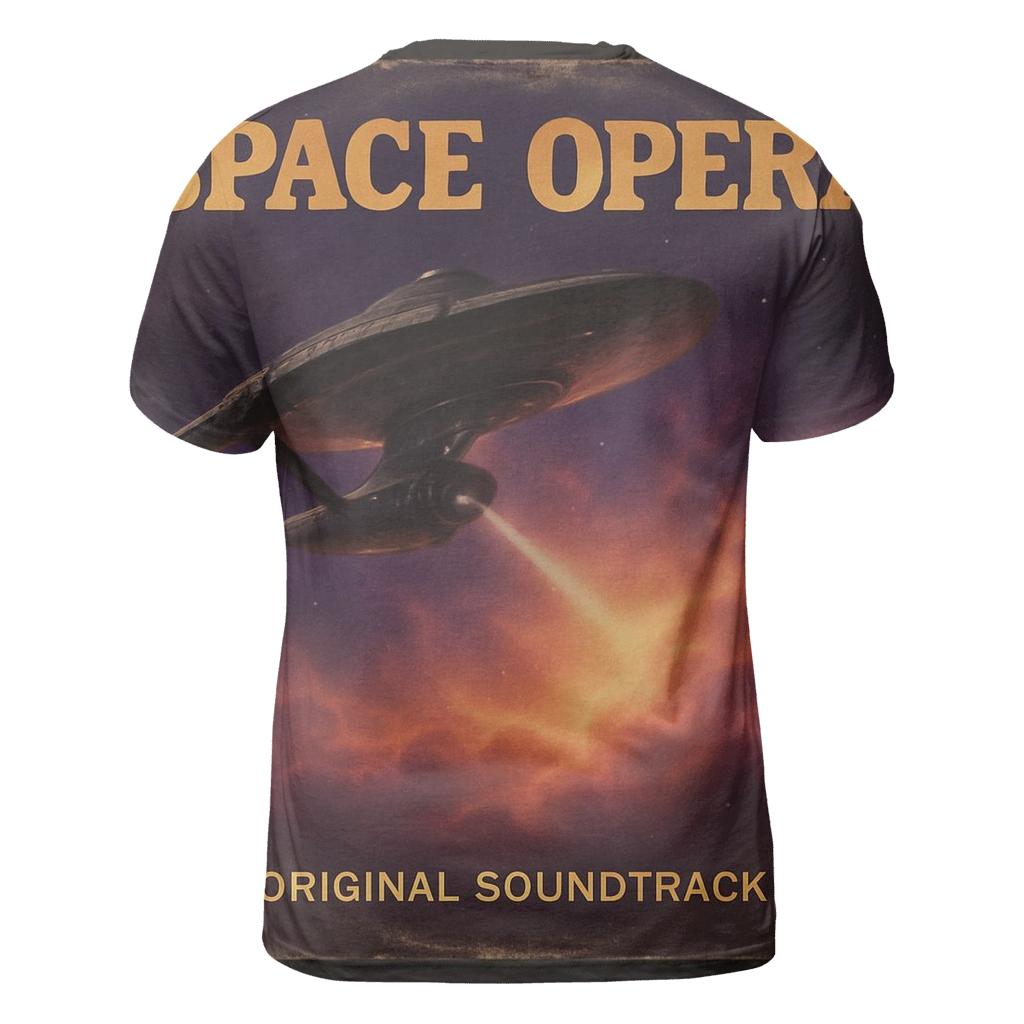 Classic Vinyl Record Space Opera Cover personalized full print shirts