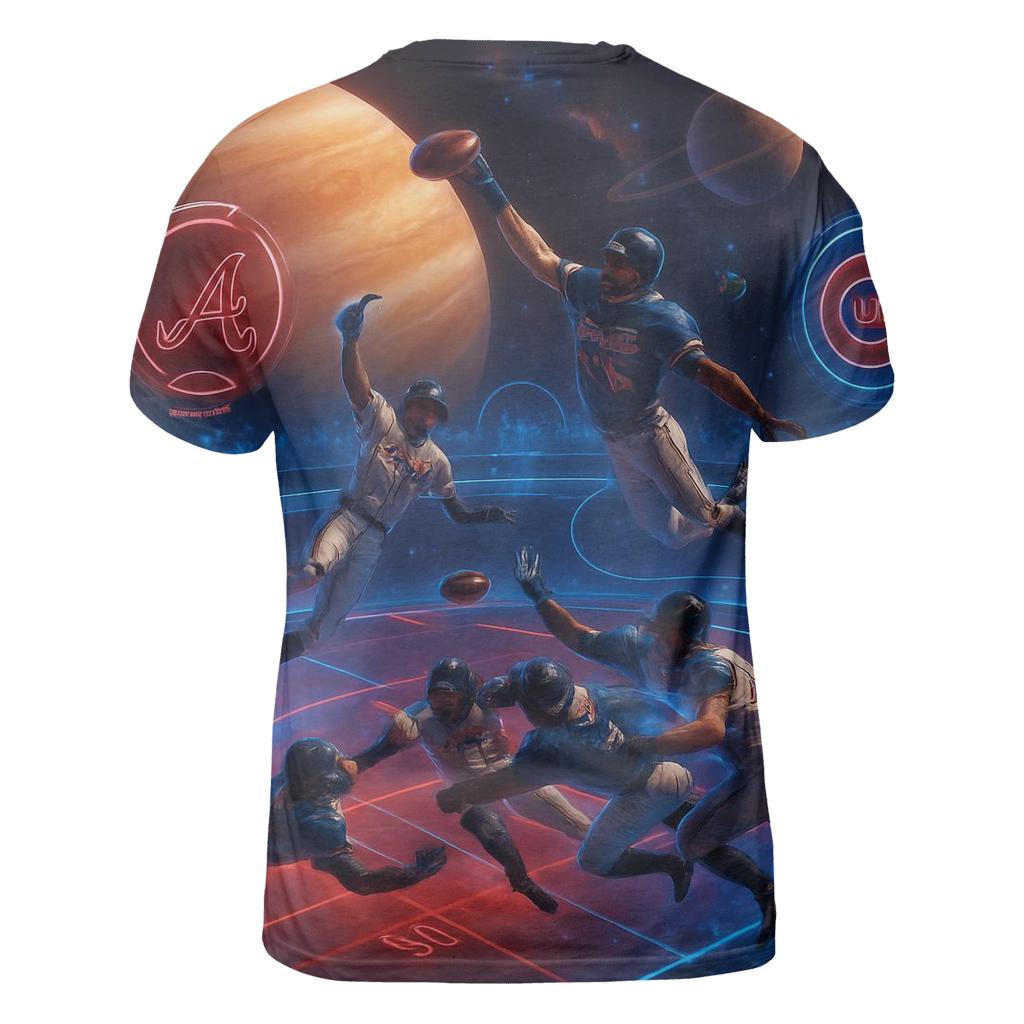 Galactic Gridiron Rivalry designer pattern shirts