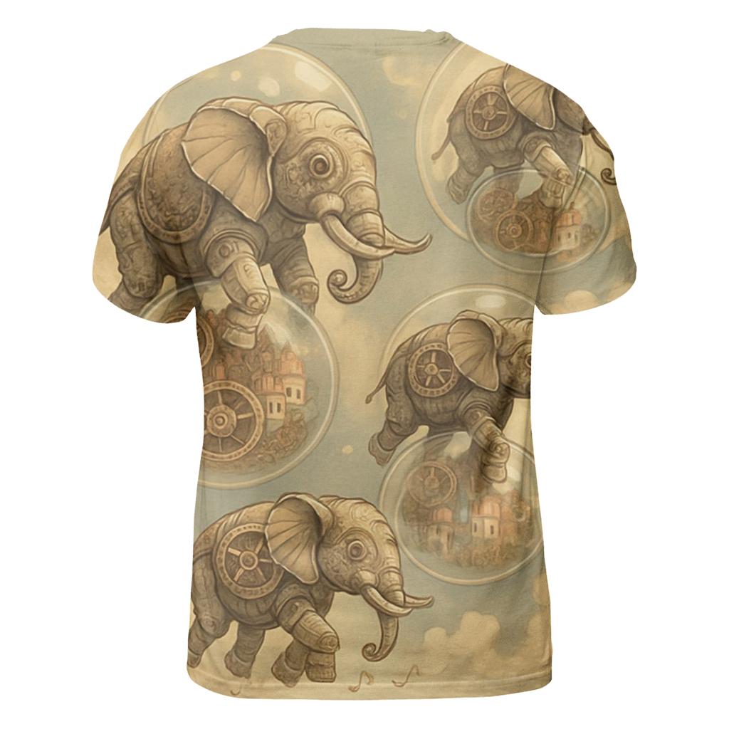 Clockwork Bubble Parade designer pattern shirts
