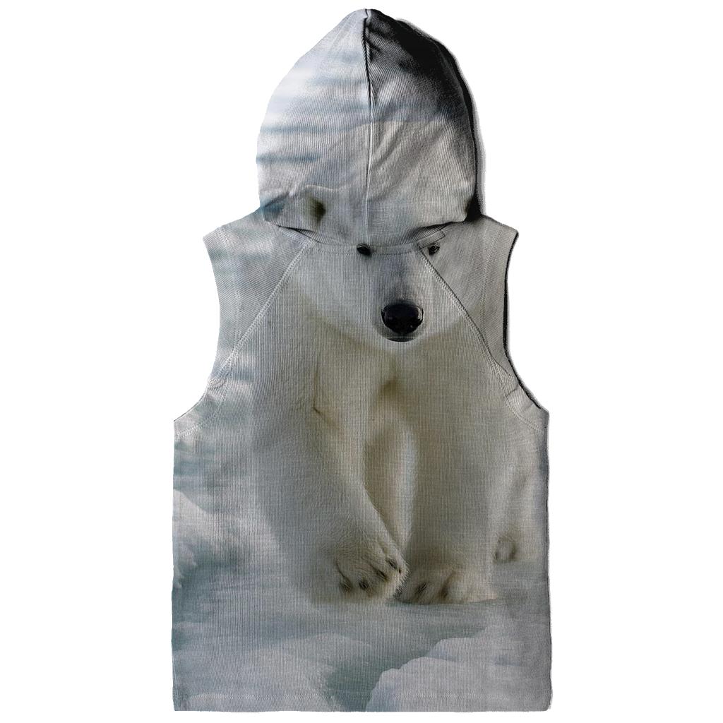 Ice Floe Polar Bear Patrol graphic hoodies