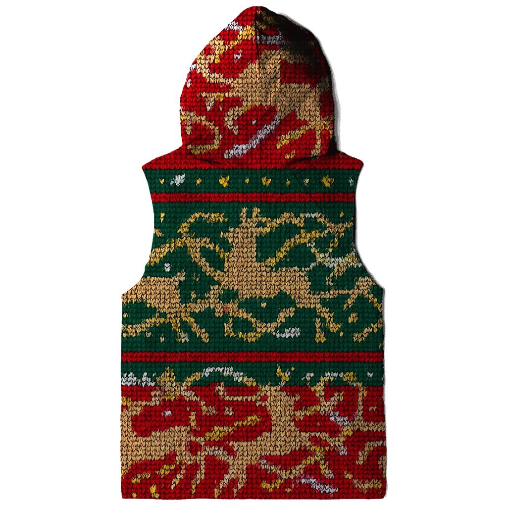 Tangled Tinsel Reindeer Stripe Design hoodie designs