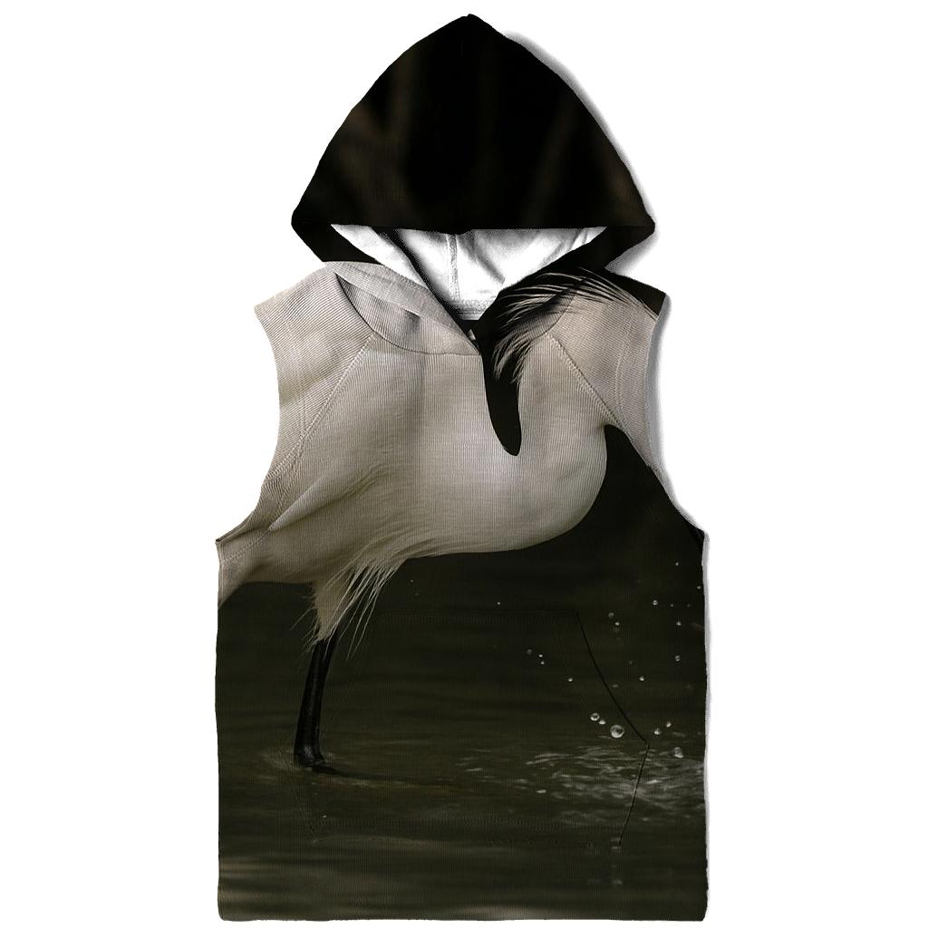 Mangrove Fisher Snowy Egret heavyweight hoodies