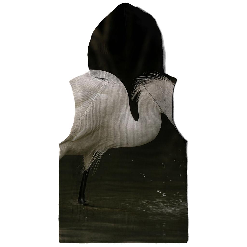 Mangrove Fisher Snowy Egret heavyweight hoodies