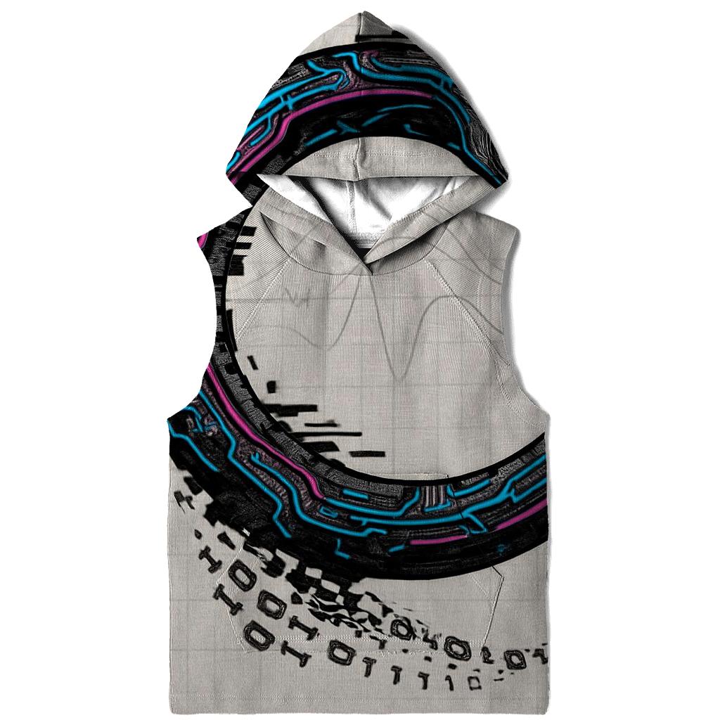 Digital Glitch Ouroboros hoodie trends