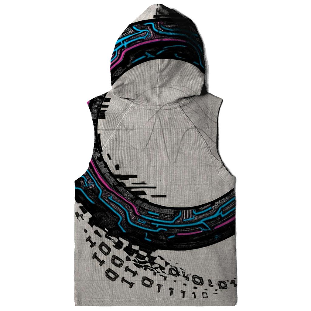 Digital Glitch Ouroboros hoodie trends