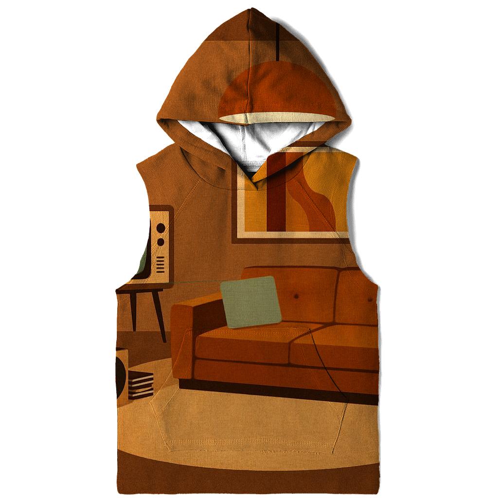 Seventies Living Room Chill premium hoodies