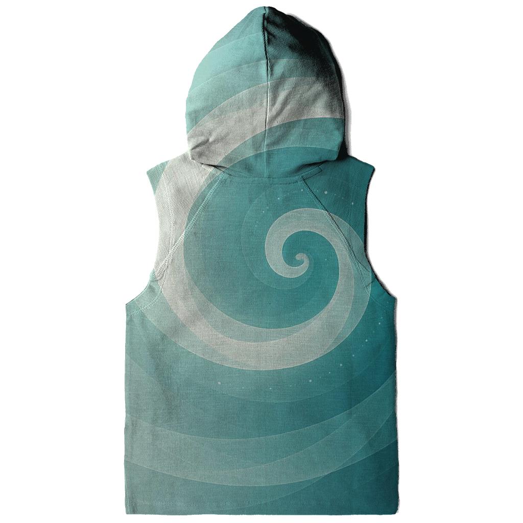 Infinite Breath Spiral printed hoodies