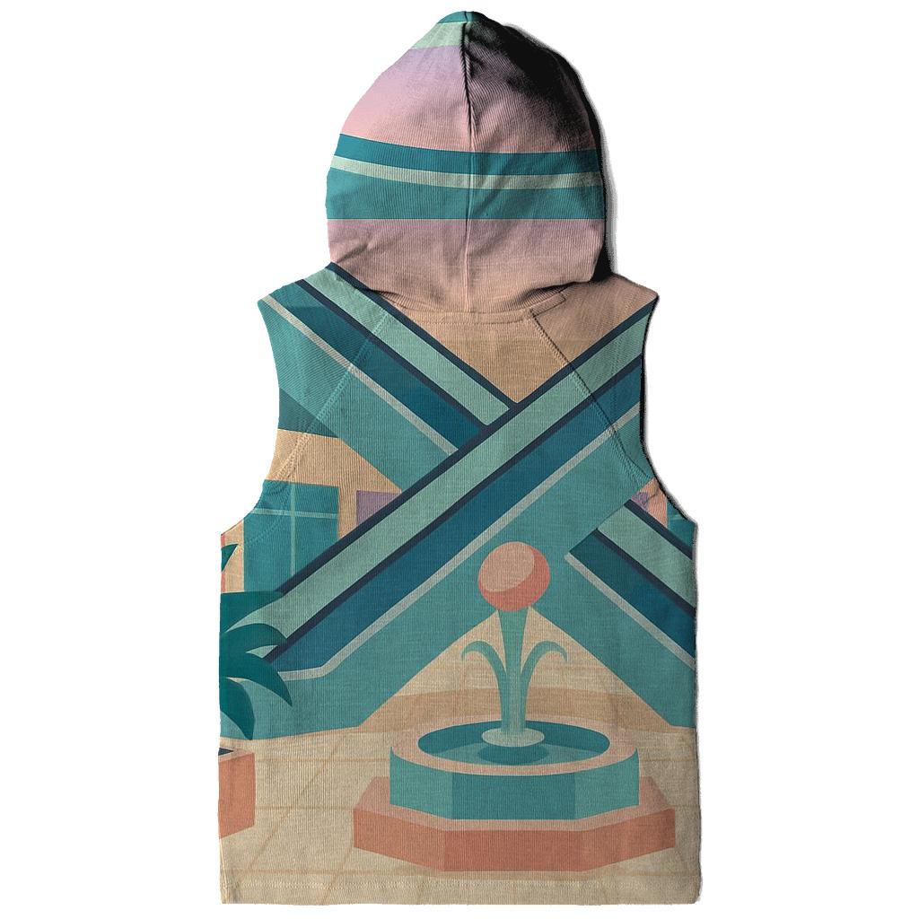 Vaporwave Mall Atrium premium hoodies