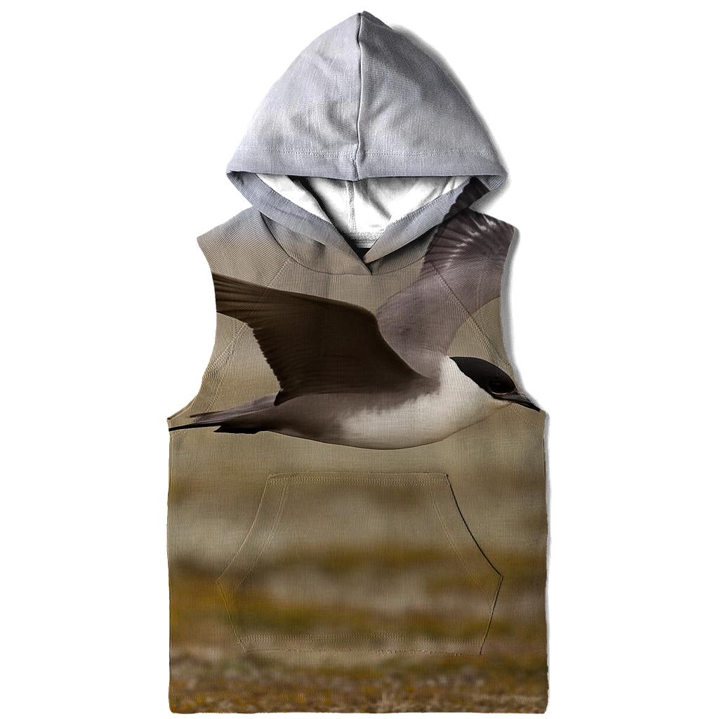 Tundra Flight Long Tailed Jaeger printed hoodies
