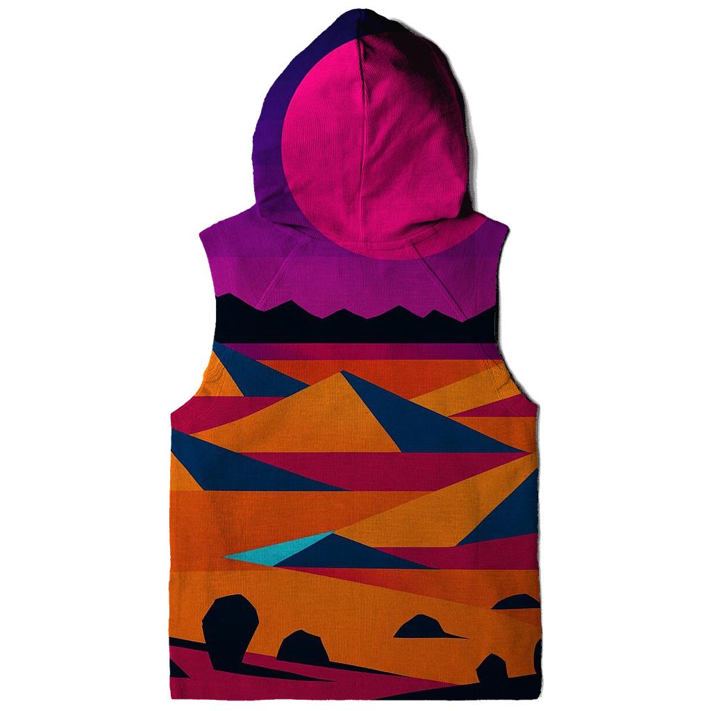 Synth Desert Mirage premium hoodies