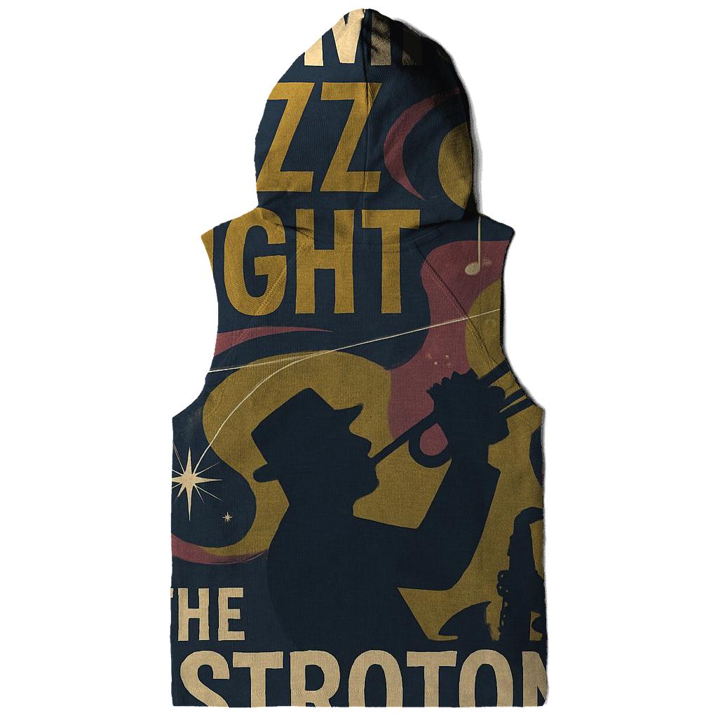 Aged Cosmic Jazz Club Poster designer hoodies