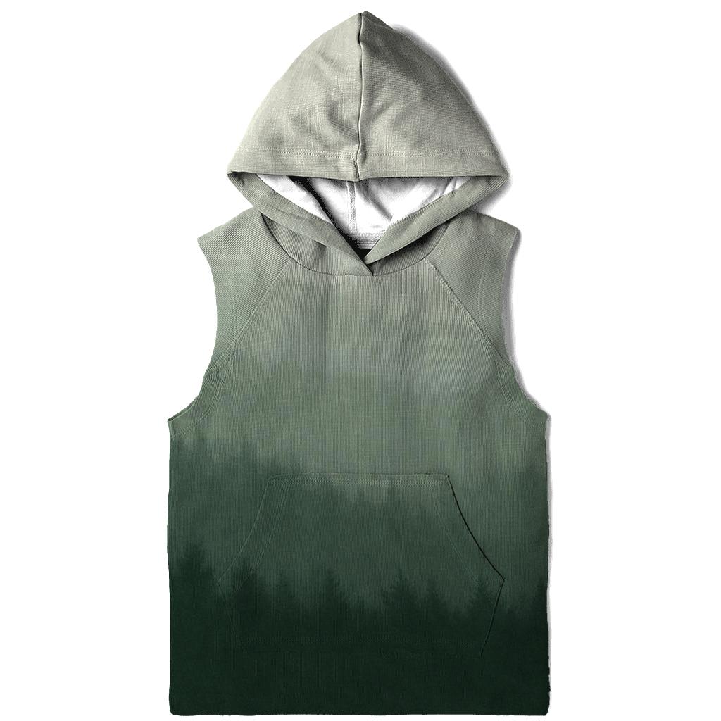 Fogbound Forest Gradient pullover hoodies