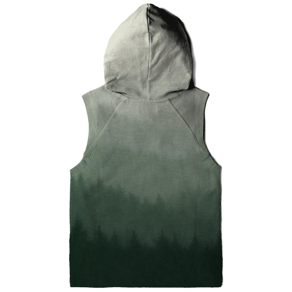 Fogbound Forest Gradient pullover hoodies