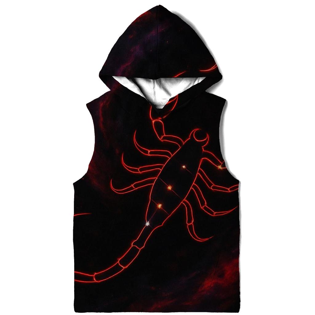 Scorpio Nebula Serpent Tail heavyweight hoodies