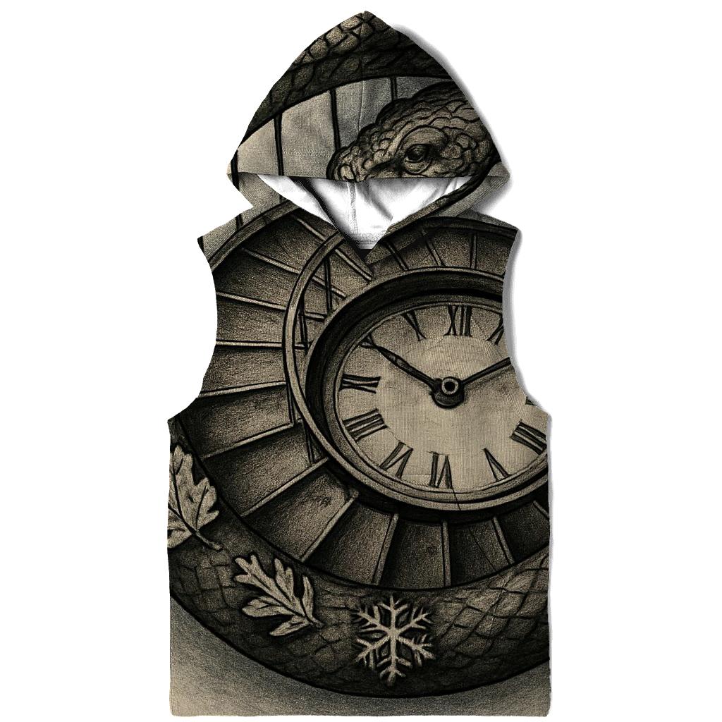 Time Spiral Ouroboros Staircase hoodies fashion