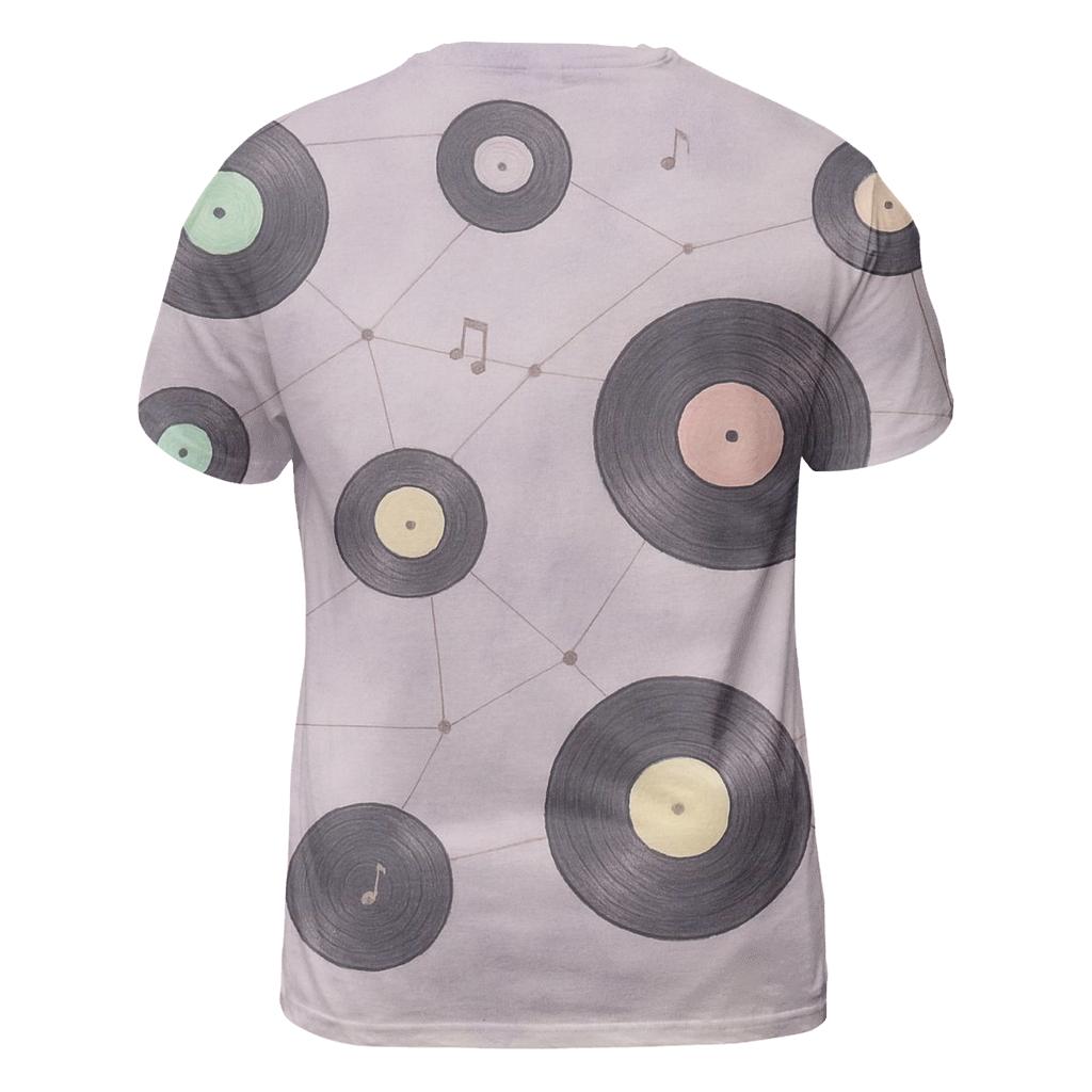 Pastel Vinyl Constellations statement graphic shirts