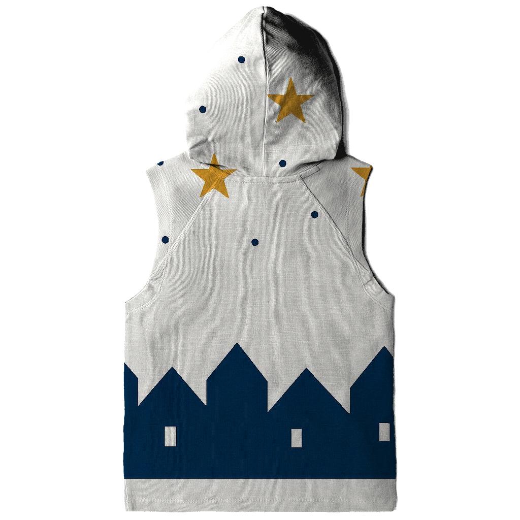 Silent Night Village Silhouette designer hoodies