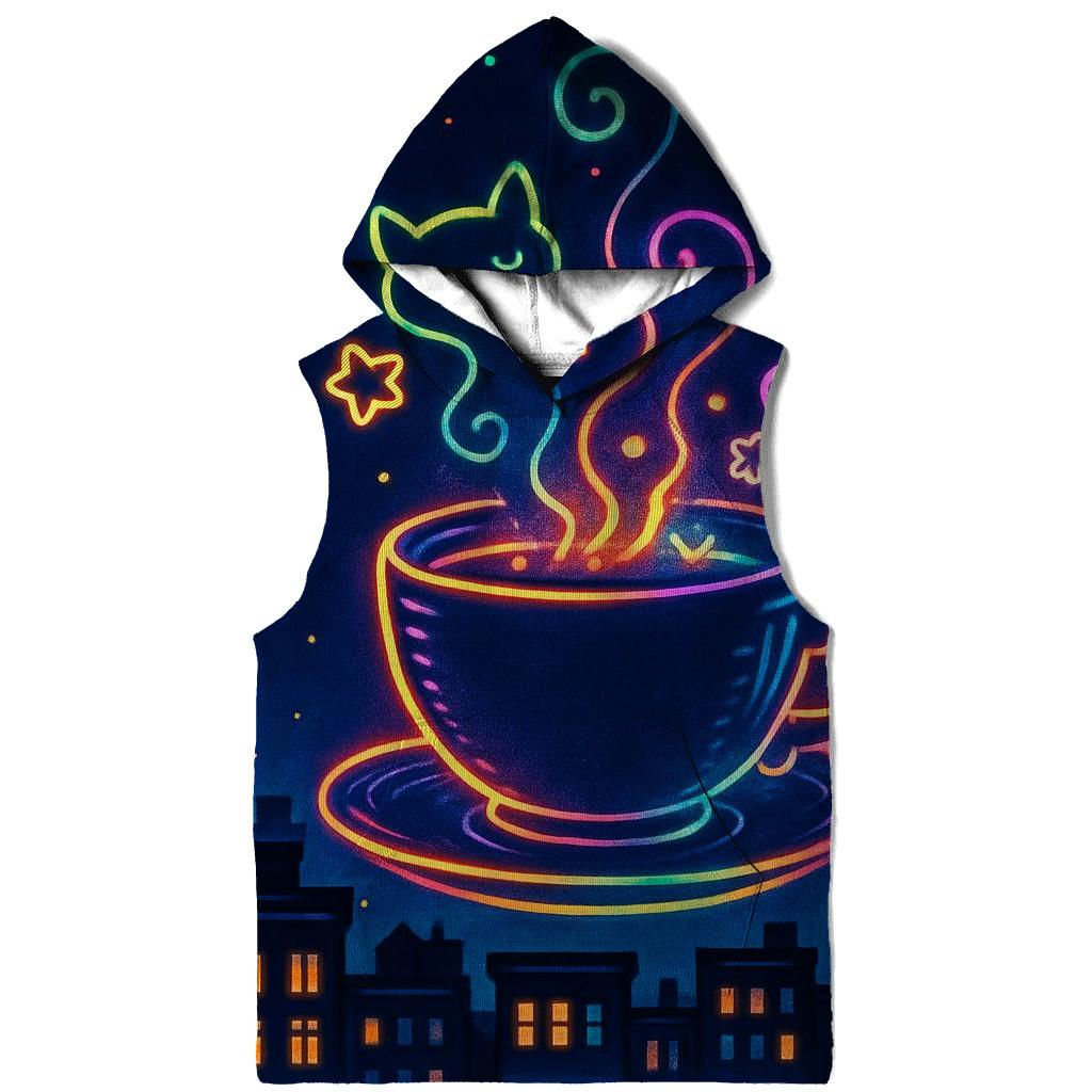 Neon Tea Time Meteor Shower hoodie trends