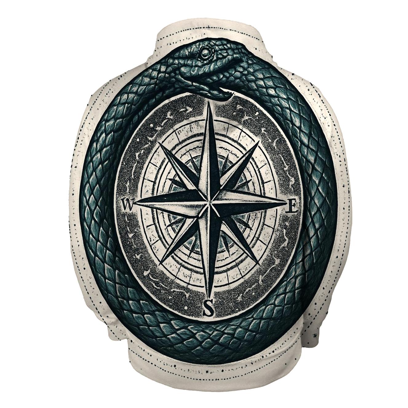 Celestial Compass Ouroboros hoodie trends