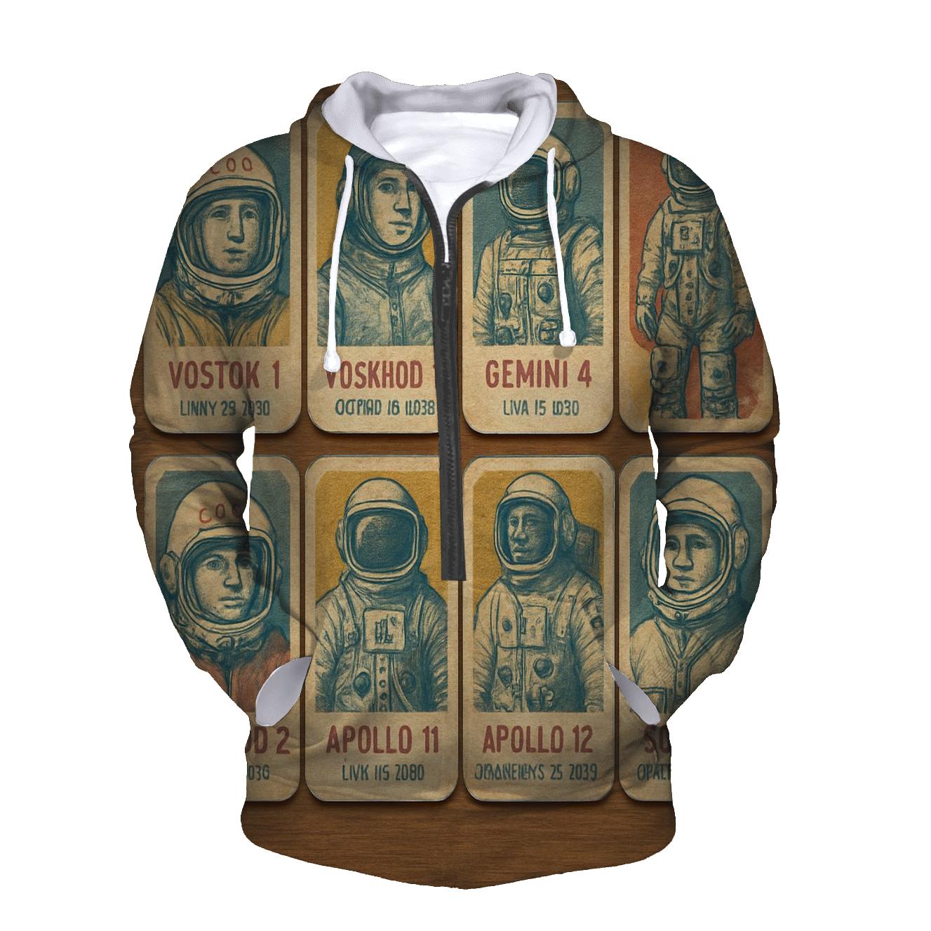 Faded Cosmonaut Trading Card Set hoodies fashion