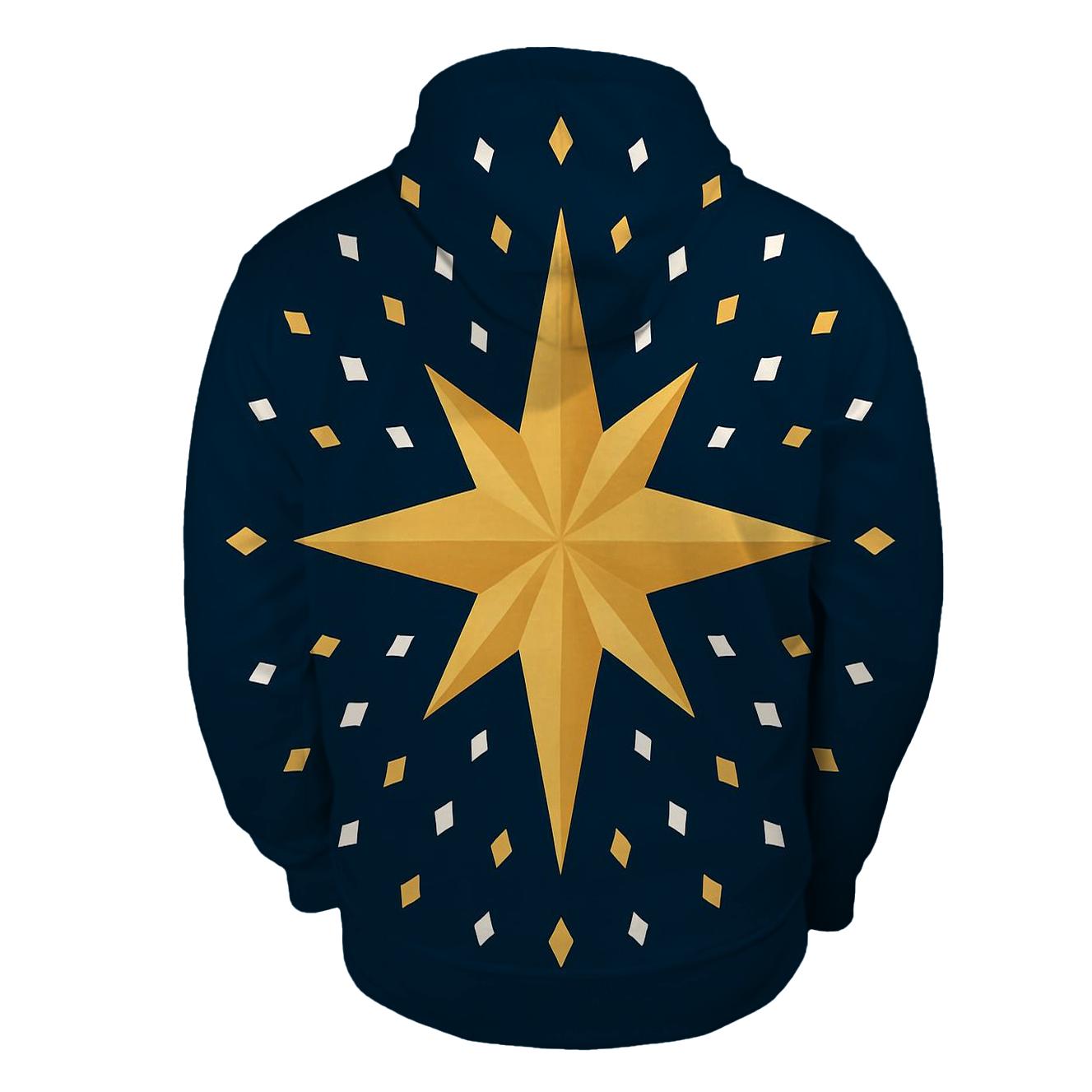 Geometric Nativity Starburst hoodies fashion