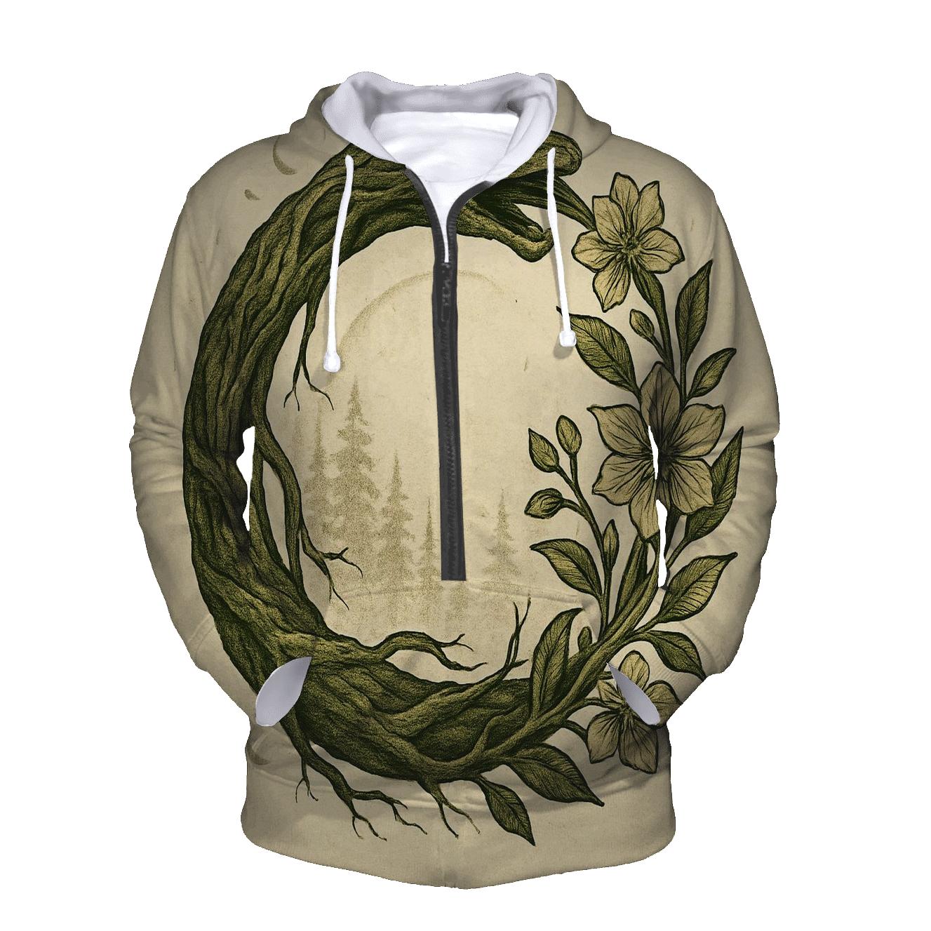 Forest Spirit Ouroboros designer hoodies