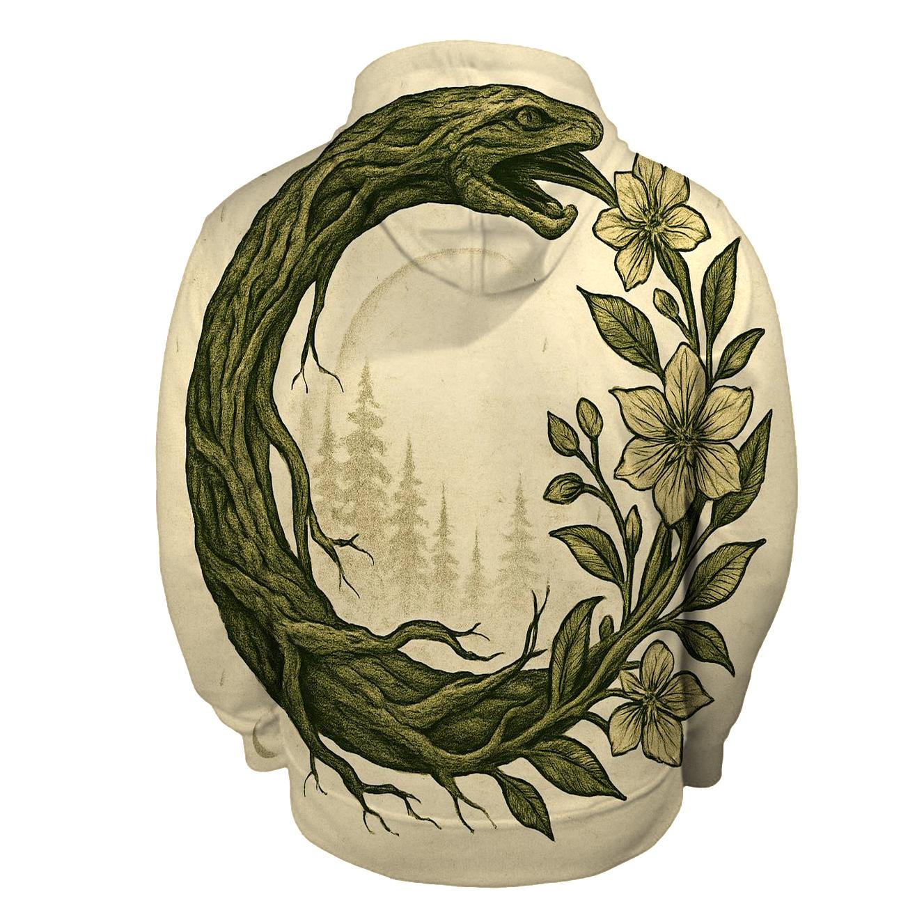 Forest Spirit Ouroboros designer hoodies