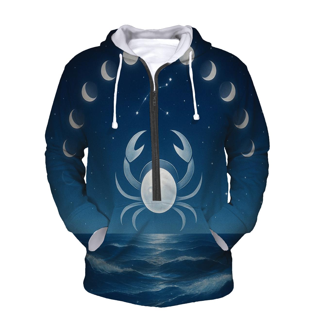 Cancer Lunar Tides Embrace designer hoodies