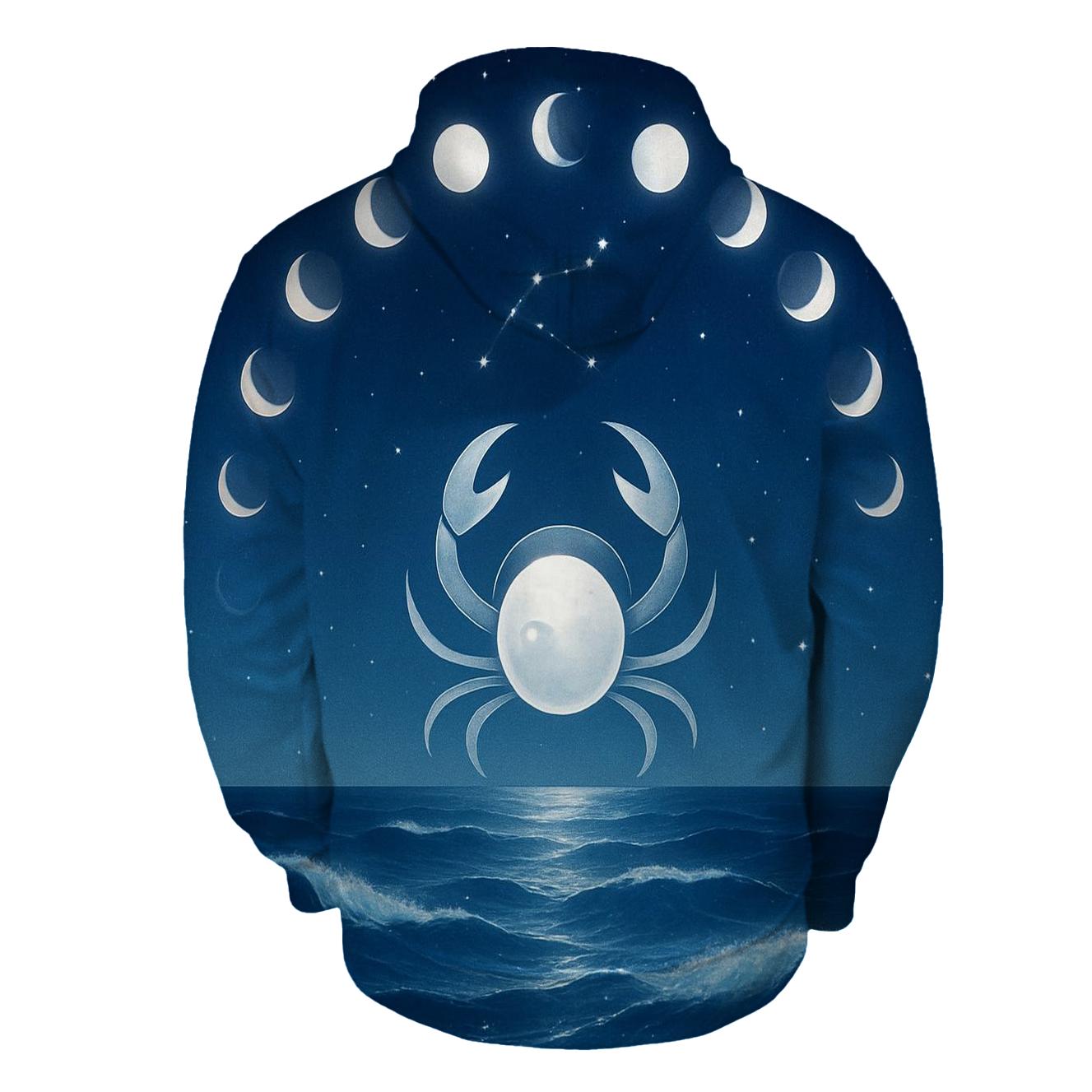 Cancer Lunar Tides Embrace designer hoodies
