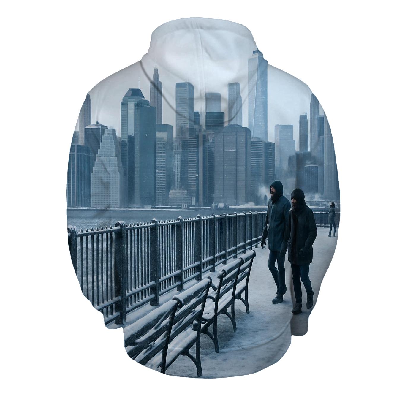 Brooklyn Heights Winter Promenade View hoodie trends