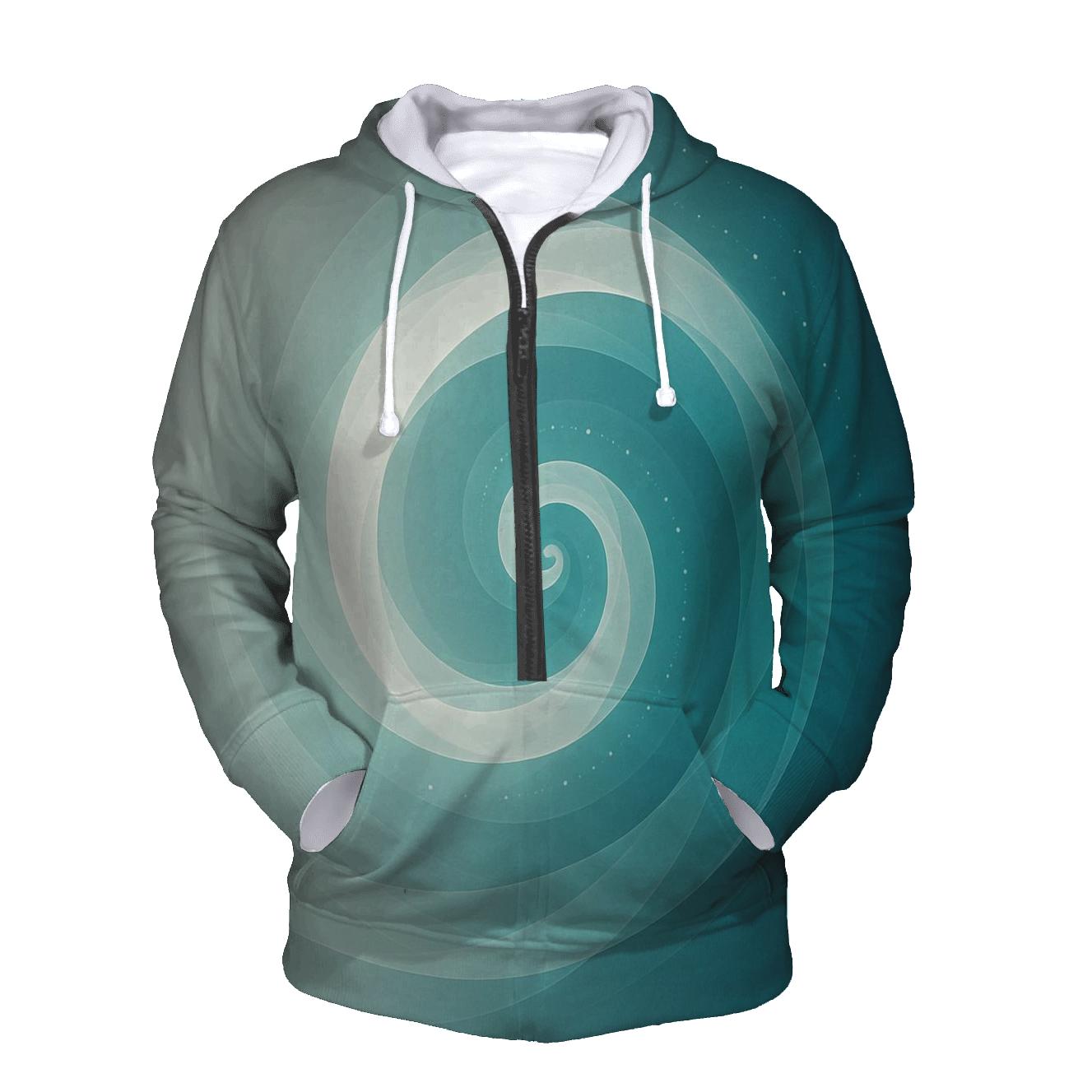 Infinite Breath Spiral hoodies fashion