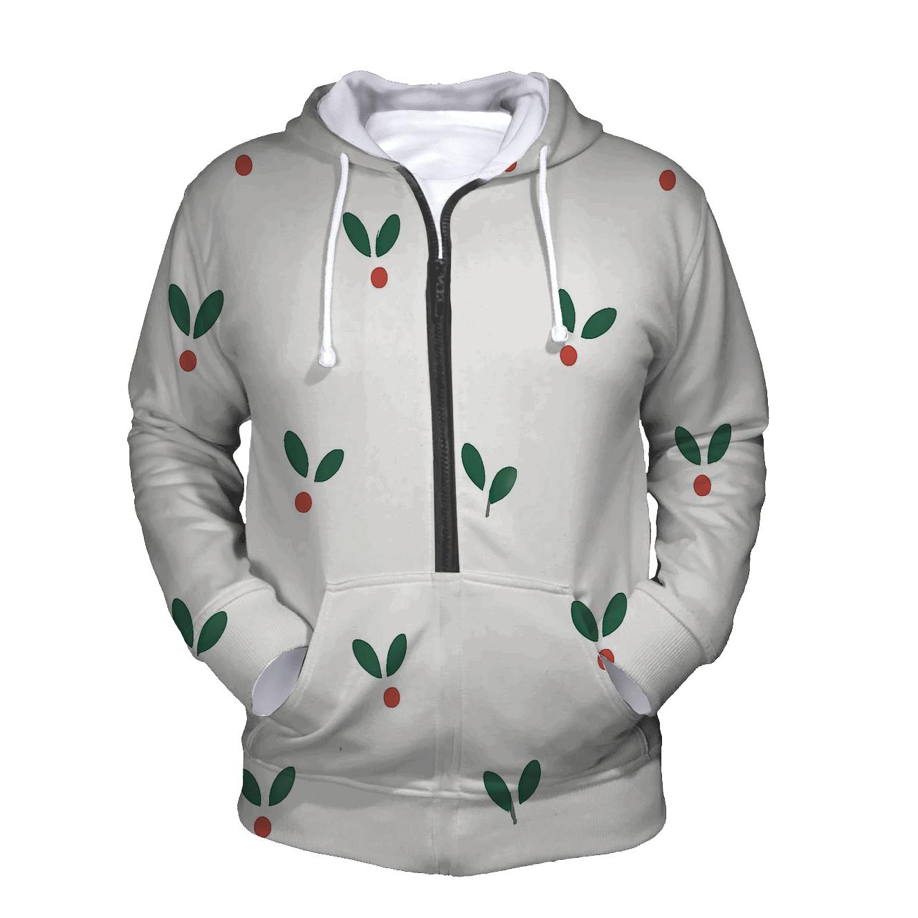 Minimal Mistletoe Confetti hoodie designs