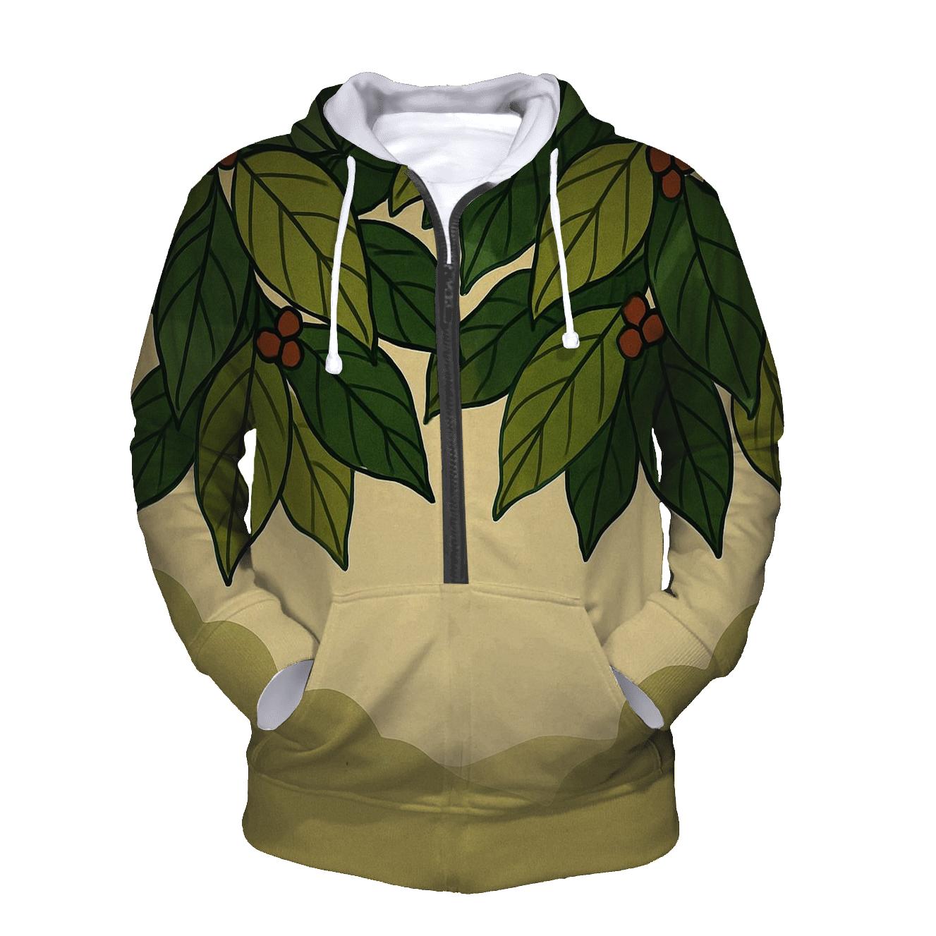 Canopy Coffee Leaves custom hoodies