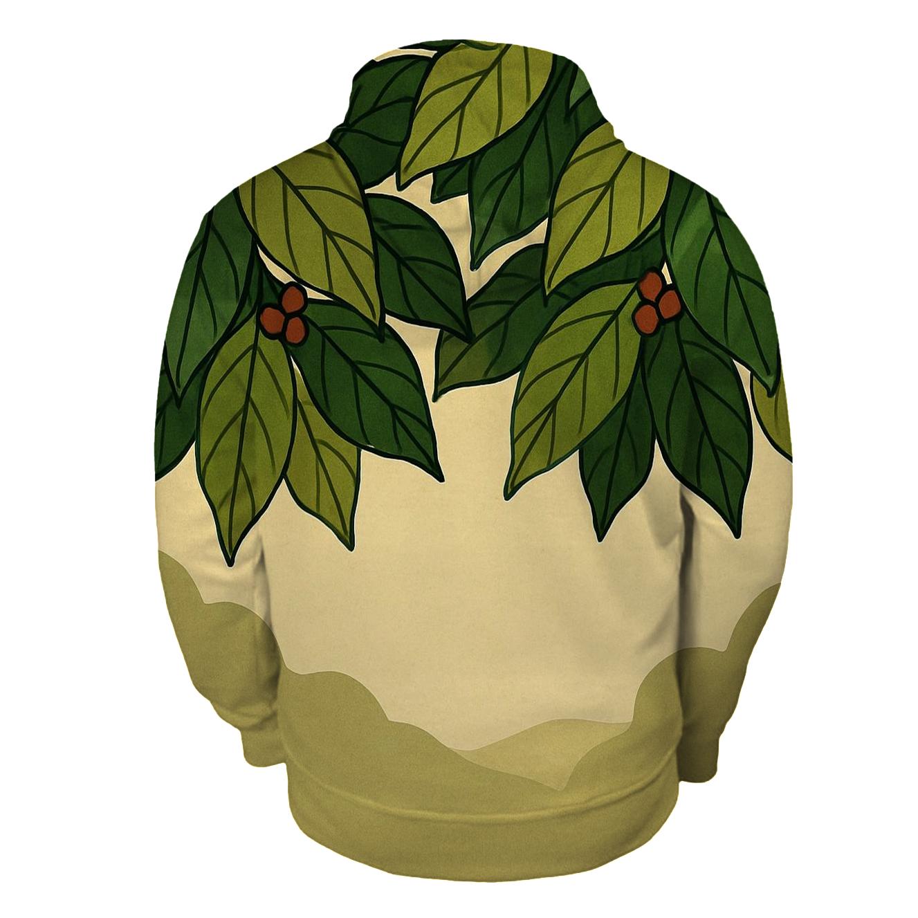 Canopy Coffee Leaves custom hoodies